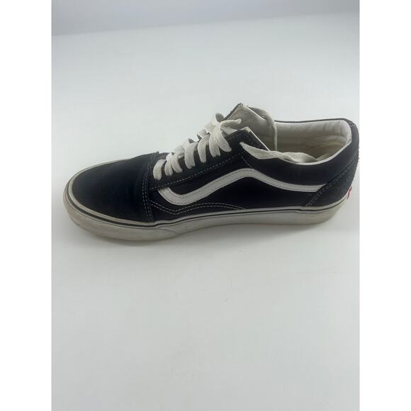 Vans Off the Wall Shoes Mens Size 8.5 Womens 10 Navy Blue White Lace Up Skater - Picture 4 of 7